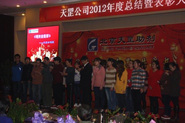 天罡公司2012年度总结暨表彰大会成功举办