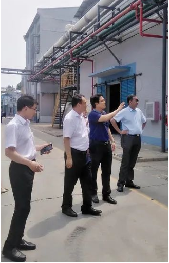 中化学科学技术研究有限公司、中国石化工业联合会到天罡兴泰孵化基地交流考察